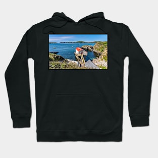 The RNLI lifeboat station in St Justinians, Pembrokeshire Hoodie